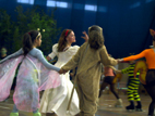 Branca de Neve em patins